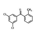 CAS 登录号：54941-71-8， (3,5-二氯苯基)(2-甲基苯基)甲酮