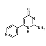 CAS 登录号：54950-12-8， 2-氨基-6-(4-吡啶基)-4-嘧啶醇