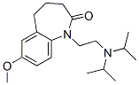 CAS 登录号：54951-30-3， 2,3,4,5-四氢-1-[2-(二异丙基氨基)乙基]-7-甲氧基-1H-1-苯并氮杂卓-2-酮
