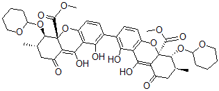 CAS#: 54959-69-2, 5-Di-(2'-Tetrahydropyranosyl)Secalonic Acid D