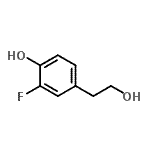 CAS#: 5497-21-2, 2-Fluoro-4-(2-Hydroxyethyl)Phenol