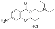 CAS 登录号：550-83-4， 丙氧卡因盐酸盐