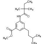 CAS#: 55044-20-7, Methyl 3-[(2,2-Dimethylbutanoyl)Amino]-5-(3-Methylbutyl)Benzoate