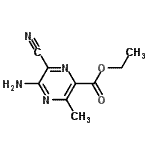 CAS 登录号：55084-97-4， 乙基5-氨基-6-氰基-3-甲基-2-吡嗪羧酸酯
