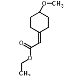 CAS 登录号：55103-56-5， 乙基(4-甲氧基环己基亚基)乙酸酯