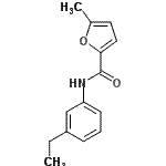 CAS#: 551907-44-9, N-(3-Ethylphenyl)-5-Methyl-2-Furamide