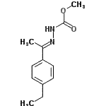 CAS 登录号：551917-15-8， 甲基(2E)-2-[1-(4-乙基苯基)亚乙基]肼羧酸酯
