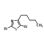 CAS#: 551939-31-2, 2,5-Dibromo-4-Pentyl-1,3-Thiazole