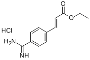 CAS#: 55197-53-0, Ethyl (2E)-3-[4-[Amino(Imino)Methyl]Phenyl]Acrylate Hydrochloride