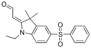 CAS#: 55203-66-2, [1-Ethyl-1,3-Dihydro-3,3-Dimethyl-5-(Phenylsulphonyl)-2H-Indol-2-Ylidene]Acetaldehyde