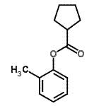 CAS#: 55229-43-1, 2-Methylphenyl Cyclopentanecarboxylate