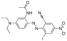 CAS 登录号：55252-53-4， N-[2-[(2-氰基-6-碘-4-硝基苯基)偶氮]-5-(二乙基氨基)苯基]乙酰胺