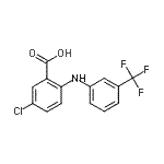 CAS#: 55279-15-7, 5-Chloro-2-{[3-(Trifluoromethyl)Phenyl]Amino}Benzoic Acid