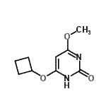 CAS#: 552880-95-2, 6-(Cyclobutyloxy)-4-Methoxy-2(1H)-Pyrimidinone
