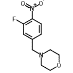 CAS#: 552883-91-7, 4-(3-Fluoro-4-Nitrobenzyl)Morpholine