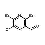 CAS#: 55304-84-2, 2,6-Dibromo-5-Chloronicotinaldehyde