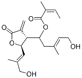 CAS 登录号：55306-05-3， (Z)-2-甲基-2-丁烯酸 [(R,E)-5-羟基-3-甲基-1-[(2R,3R)-四氢-2-[(E)-3-羟基-2-甲基-1-丙烯基]-4-亚甲基-5-氧代呋喃-3-基]-3-戊烯基]酯