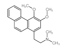CAS#: 5531-98-6, 3,4-Dimethoxy-N,N-dimethyl-1-Phenanthreneethanamine