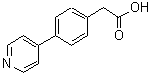 CAS 登录号：55397-08-5， 2-[4-(4-吡啶基)苯基]乙酸