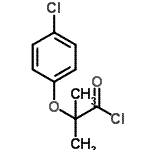 CAS#: 5542-60-9, 2-(4-Chlorophenoxy)-2-Methylpropanoyl Chloride