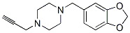 CAS 登录号:55436-34-5, 1-(3,4-亚甲二氧基苄基)-4-(2-丙炔基)哌嗪