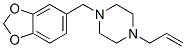 CAS#: 55436-35-6, 4-[(1,3-Benzodioxol-6-Yl)Methyl]-1-Allylpiperazine