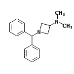 CAS 登录号：55438-79-4， 1-(二苯基甲基)-N,N-二甲基-3-氮杂环丁胺