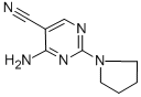 CAS#: 55441-53-7, 4-Amino-2-(1-Pyrrolidinyl)-5-Pyrimidinecarbonitrile