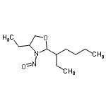 CAS 登录号：554445-46-4， 4-乙基-2-(3-庚烷基)-3-亚硝基-1,3-恶唑烷