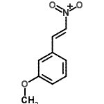 CAS 登录号：55446-68-9， 1-甲氧基-3-[(E)-2-硝基乙烯基]苯