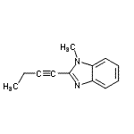 CAS#: 55476-13-6, 2-(1-Butyn-1-Yl)-1-Methyl-1H-Benzimidazole