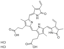 CAS 登录号：55482-27-4， 胆绿素二盐酸盐