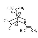 CAS 登录号：55493-64-6， 2-[(2E)-2-丁烯-2-基]-1,4,5,6-四氯-7,7-二甲氧基双环[2.2.1]庚-2-烯