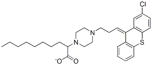 CAS#: 55501-05-8, 2-[4-[3-(2-Chloro-9H-Thioxanthen-9-Ylidene)Propyl]Piperazinyl] Decanoate