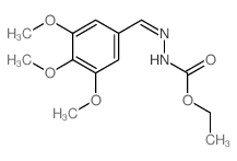 CAS 登录号:55508-76-4, N'-(3,4,5-三甲氧基苄亚基)肼基甲酸乙酯
