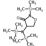 CAS 登录号：55517-42-5， 4-[二(三甲基硅烷基)氨基]-2-(三甲基硅烷基)-1,2-恶唑烷-3-酮