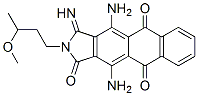 CAS 登录号：55524-89-5， 4,11-二氨基-2,3-二氢-3-亚氨基-2-(3-甲氧基丁基)-1H-萘并[2,3-f]异吲哚-1,5,10-三酮