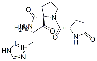 CAS 登录号：55536-96-4， 5-氧代脯氨酰-2,4(5)-二碘组氨酰-脯氨酰胺