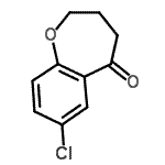 CAS 登录号：55579-90-3， 7-氯-3,4-二氢-1-苯并氧杂卓-5(2H)-酮