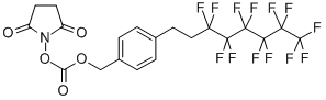 CAS#: 556050-48-7, N-[4-(1H,1H,2H,2H-Perfluorooctyl)benzyloxycarbonyloxy]succinimide