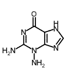 CAS 登录号：556070-77-0， 2,3-二氨基-3,7-二氢-6H-嘌呤-6-酮