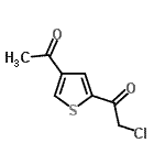 CAS 登录号：556110-53-3， 1-(4-乙酰基-2-噻吩基)-2-氯乙酮