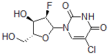 CAS#: 55612-15-2, 5-Chloro-1-(2'-Fluoro-2'-Deoxyribofuranosyl)Uracil
