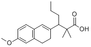CAS#: 55620-97-8, alpha,alpha-Dimethyl-6-methoxy-beta-propyl-3,4-dihydro-2-naphthalenepropionic acid
