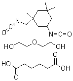 CAS 登录号:55636-50-5, 异佛尔酮二异氰酸酯与己二酸和二乙二醇的聚合物