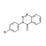 CAS 登录号：55649-80-4， 3-(4-溴苯基)-1,2,3-苯并三嗪-4(3H)-酮