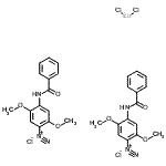 CAS#: 55663-99-5, 4-(Benzoylamino)-2,5-Dimethoxybenzenediazonium Chloride - Dichlorozinc (2:2:1)