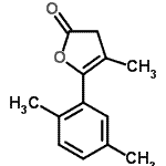 CAS 登录号：55669-89-1， 5-(2,5-二甲基苯基)-4-甲基-2(3H)-呋喃酮