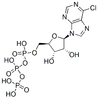 CAS 登录号：55673-61-5， 6-氯-9 beta-D-呋喃核糖基嘌呤-5'-三磷酸酯