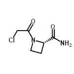 CAS 登录号：556835-01-9， (2S)-1-(氯乙酰基)-2-吖丁啶甲酰胺